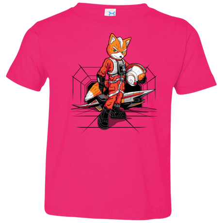 T-Shirts Hot Pink / 2T Rebel Fox Toddler Premium T-Shirt