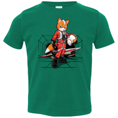 T-Shirts Kelly / 2T Rebel Fox Toddler Premium T-Shirt