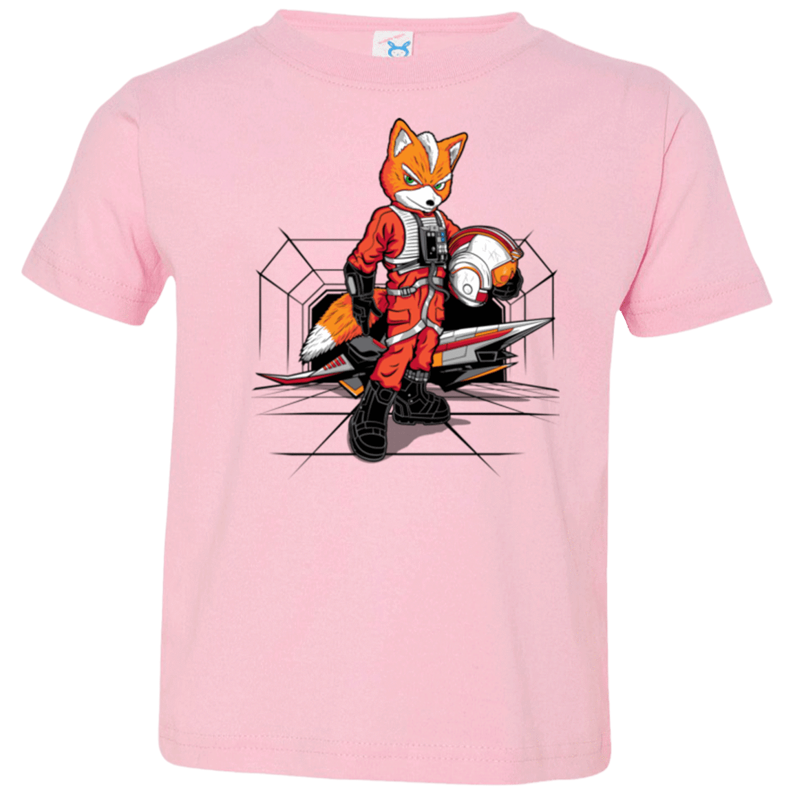 T-Shirts Pink / 2T Rebel Fox Toddler Premium T-Shirt