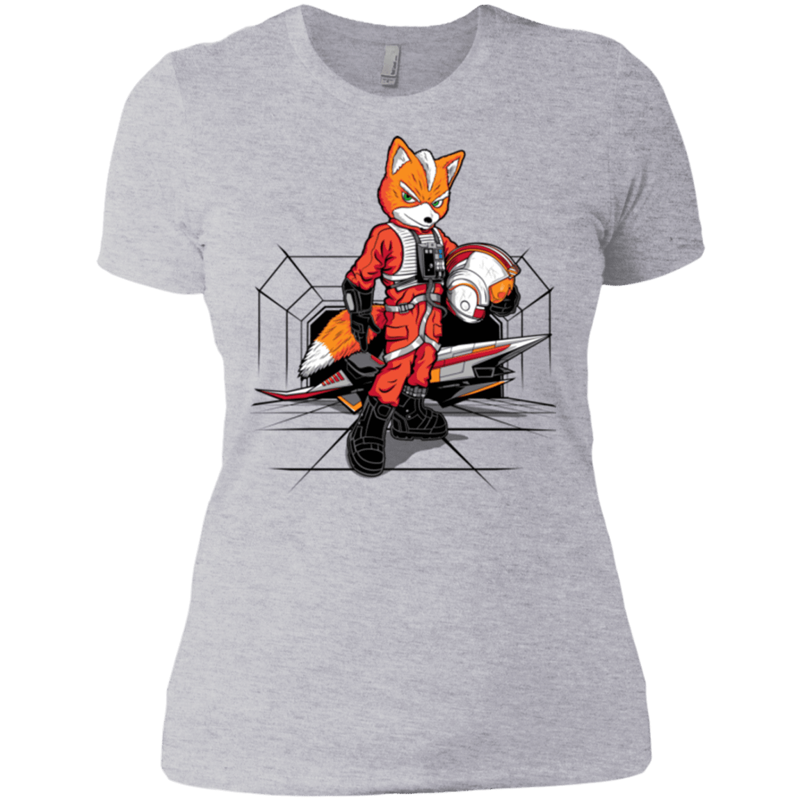 T-Shirts Heather Grey / X-Small Rebel Fox Women's Premium T-Shirt