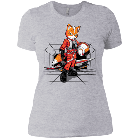 T-Shirts Heather Grey / X-Small Rebel Fox Women's Premium T-Shirt