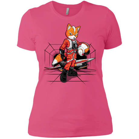 T-Shirts Hot Pink / X-Small Rebel Fox Women's Premium T-Shirt