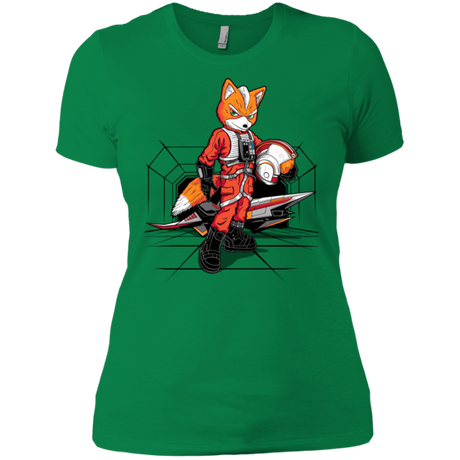 T-Shirts Kelly Green / X-Small Rebel Fox Women's Premium T-Shirt