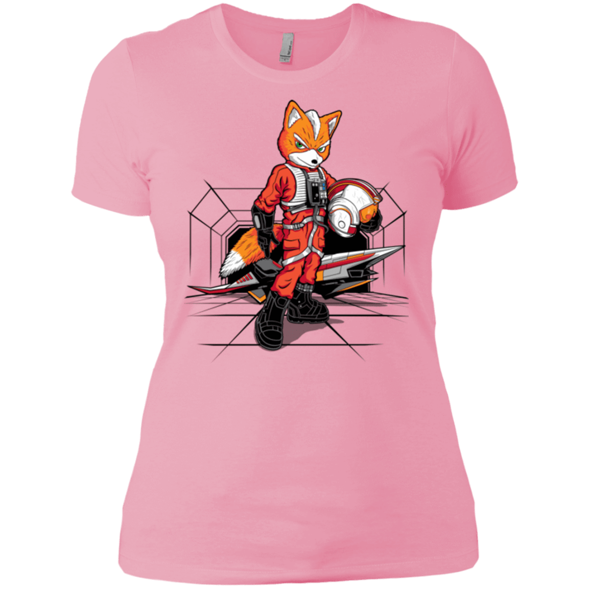 T-Shirts Light Pink / X-Small Rebel Fox Women's Premium T-Shirt