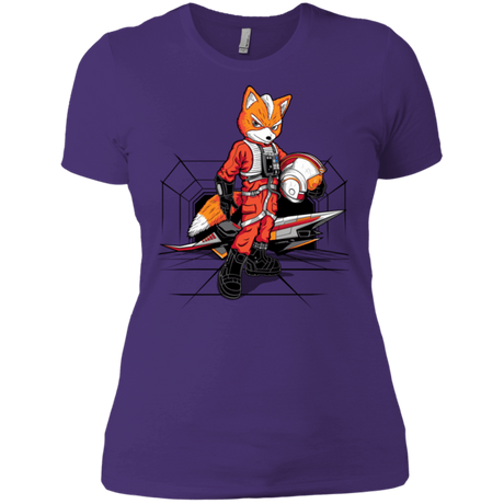 T-Shirts Purple / X-Small Rebel Fox Women's Premium T-Shirt