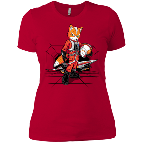 T-Shirts Red / X-Small Rebel Fox Women's Premium T-Shirt