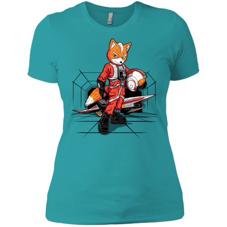 T-Shirts Tahiti Blue / X-Small Rebel Fox Women's Premium T-Shirt