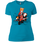T-Shirts Turquoise / X-Small Rebel Fox Women's Premium T-Shirt