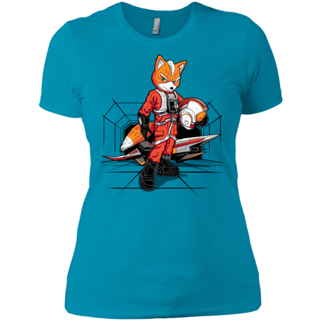 T-Shirts Turquoise / X-Small Rebel Fox Women's Premium T-Shirt