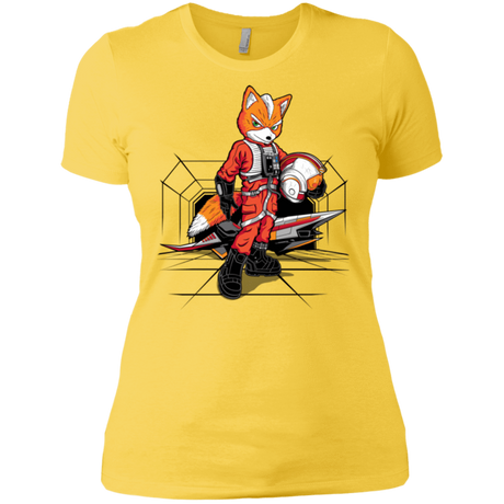 T-Shirts Vibrant Yellow / X-Small Rebel Fox Women's Premium T-Shirt
