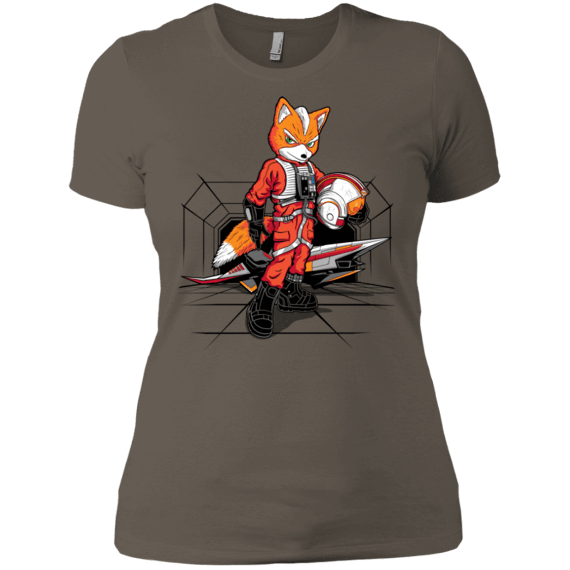 T-Shirts Warm Grey / X-Small Rebel Fox Women's Premium T-Shirt