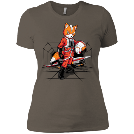 T-Shirts Warm Grey / X-Small Rebel Fox Women's Premium T-Shirt