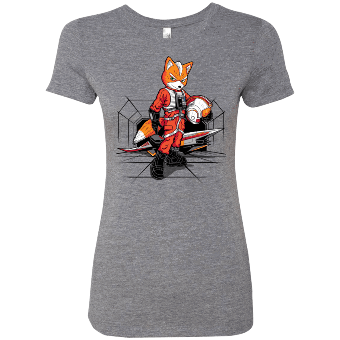 T-Shirts Premium Heather / Small Rebel Fox Women's Triblend T-Shirt