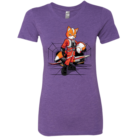 T-Shirts Purple Rush / Small Rebel Fox Women's Triblend T-Shirt