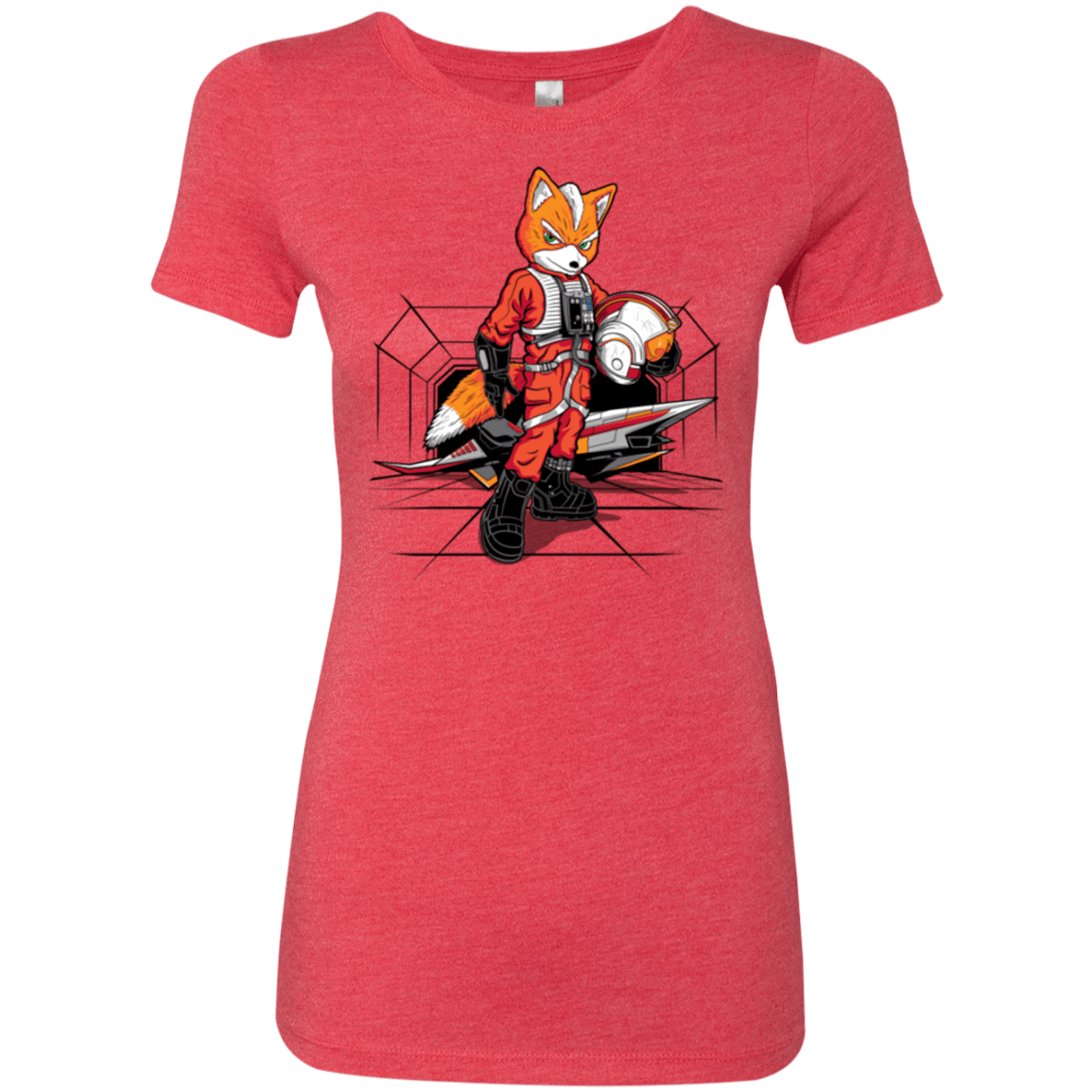 T-Shirts Vintage Red / Small Rebel Fox Women's Triblend T-Shirt