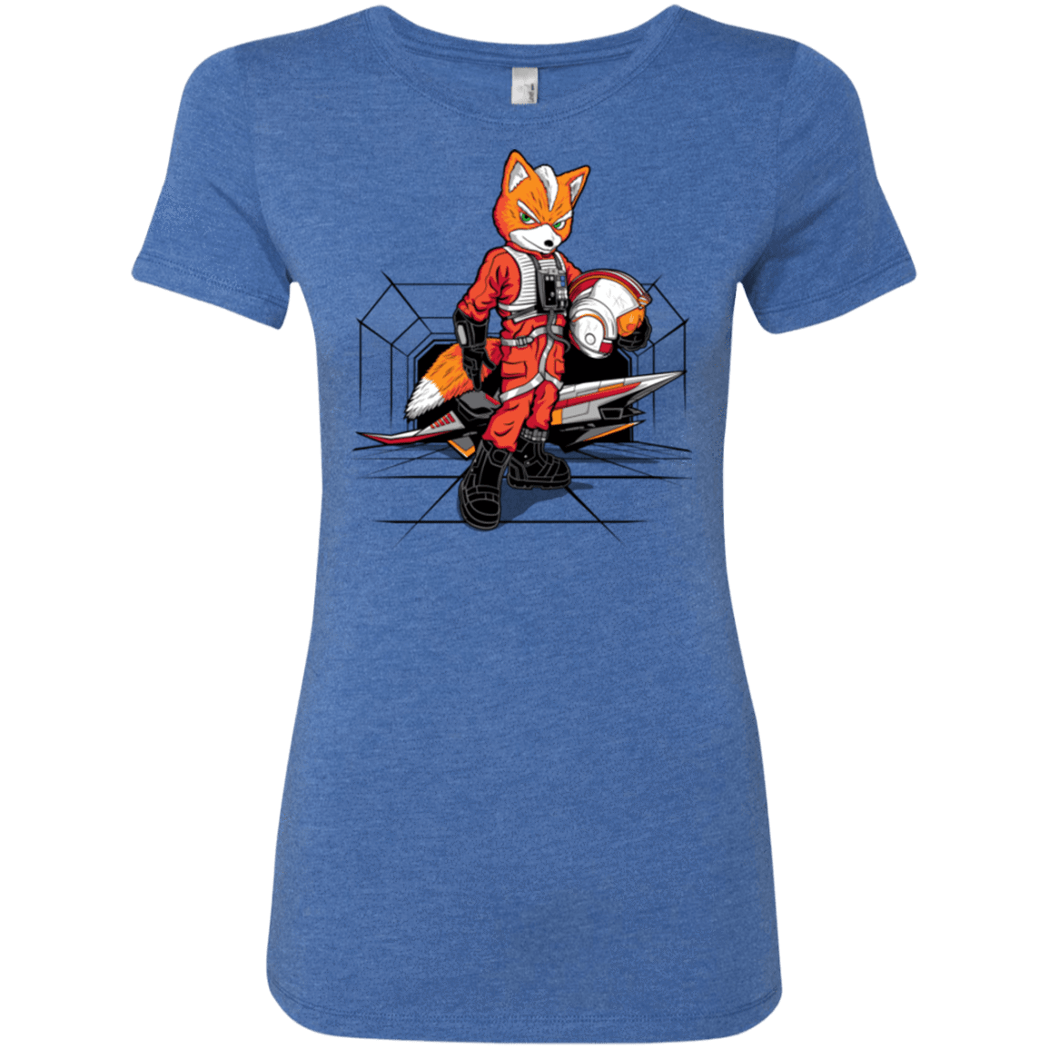T-Shirts Vintage Royal / Small Rebel Fox Women's Triblend T-Shirt