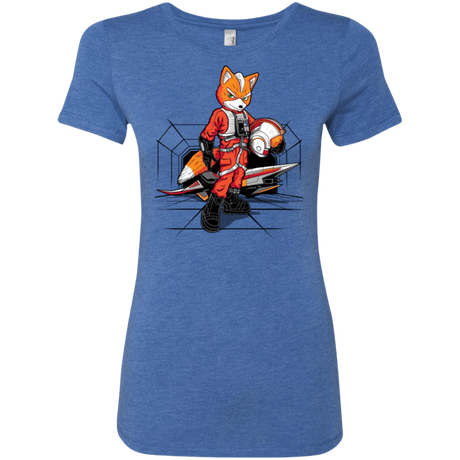 T-Shirts Vintage Royal / Small Rebel Fox Women's Triblend T-Shirt