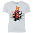 T-Shirts Heather White / YXS Rebel Fox Youth Triblend T-Shirt