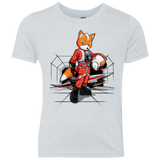 T-Shirts Heather White / YXS Rebel Fox Youth Triblend T-Shirt