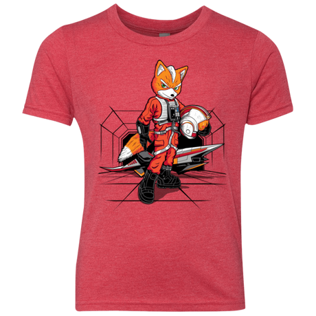 T-Shirts Vintage Red / YXS Rebel Fox Youth Triblend T-Shirt