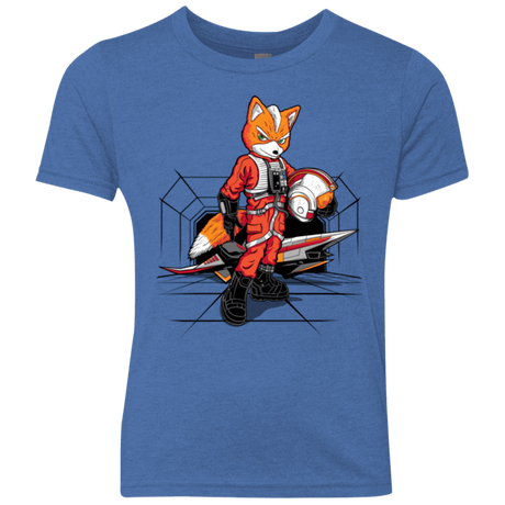 T-Shirts Vintage Royal / YXS Rebel Fox Youth Triblend T-Shirt