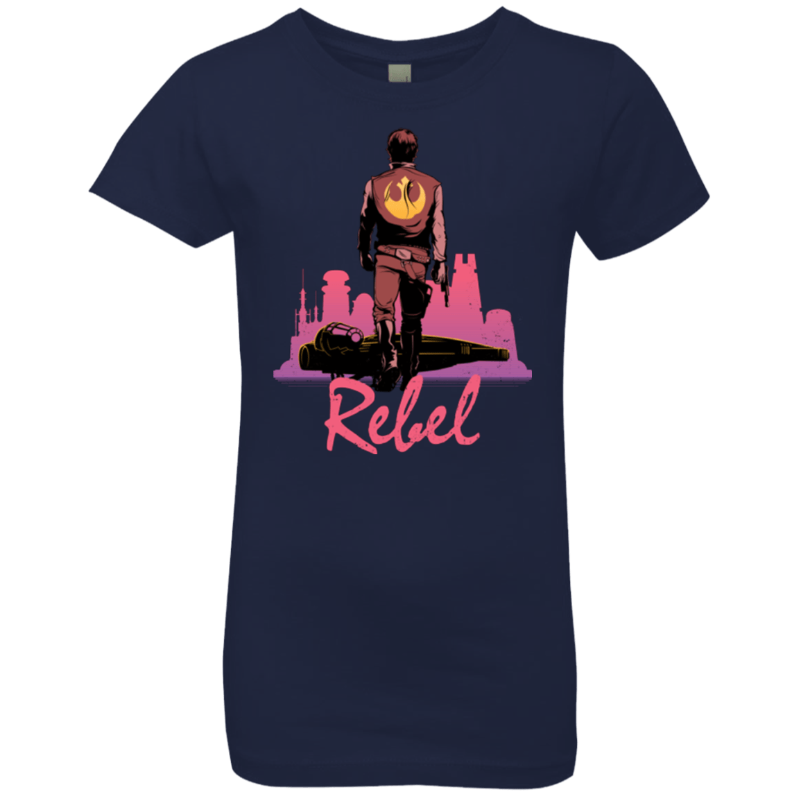 T-Shirts Midnight Navy / YXS Rebel Girls Premium T-Shirt