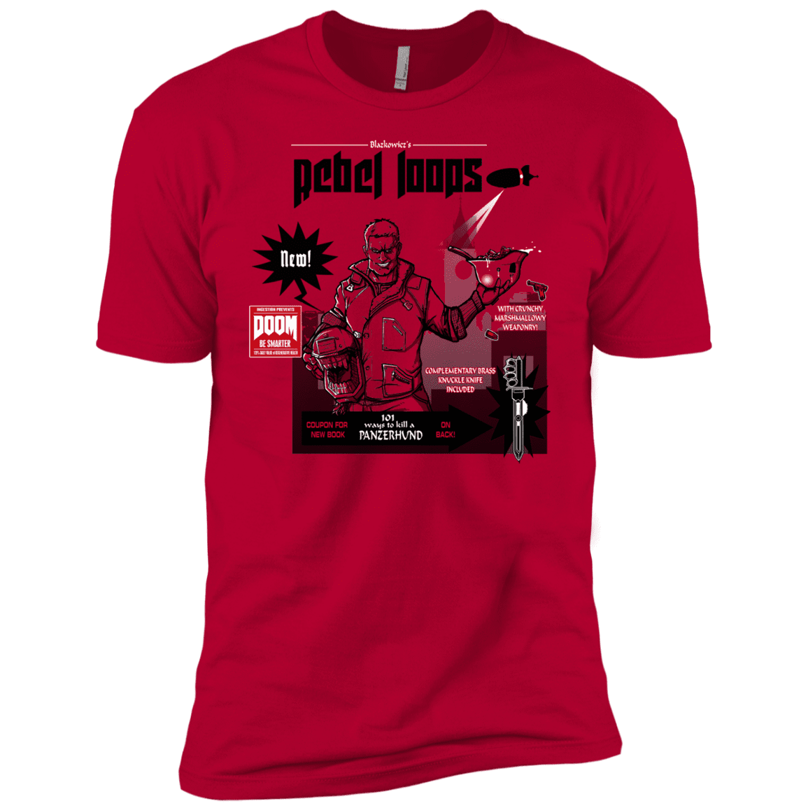T-Shirts Red / YXS Rebel Loops Boys Premium T-Shirt