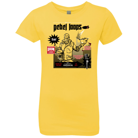 T-Shirts Vibrant Yellow / YXS Rebel Loops Girls Premium T-Shirt