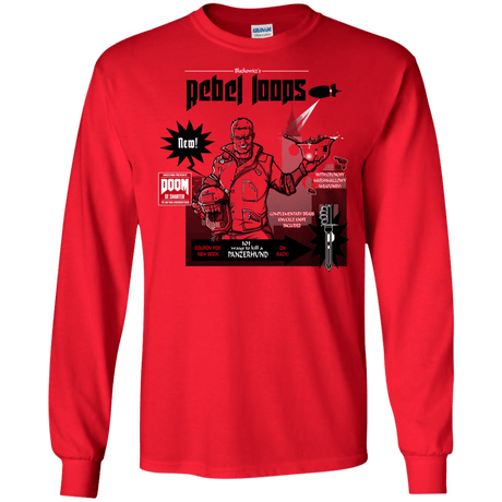 T-Shirts Red / S Rebel Loops Men's Long Sleeve T-Shirt