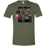 T-Shirts Military Green / S Rebel Loops Men's Semi-Fitted Softstyle