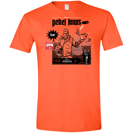 T-Shirts Orange / S Rebel Loops Men's Semi-Fitted Softstyle