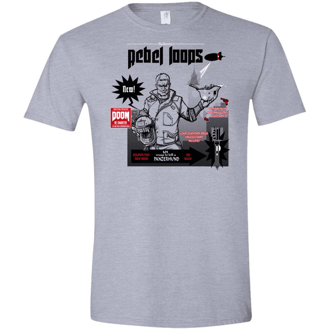 T-Shirts Sport Grey / X-Small Rebel Loops Men's Semi-Fitted Softstyle