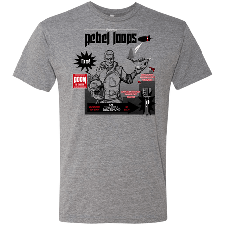 T-Shirts Premium Heather / S Rebel Loops Men's Triblend T-Shirt
