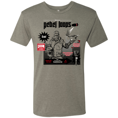 T-Shirts Venetian Grey / S Rebel Loops Men's Triblend T-Shirt