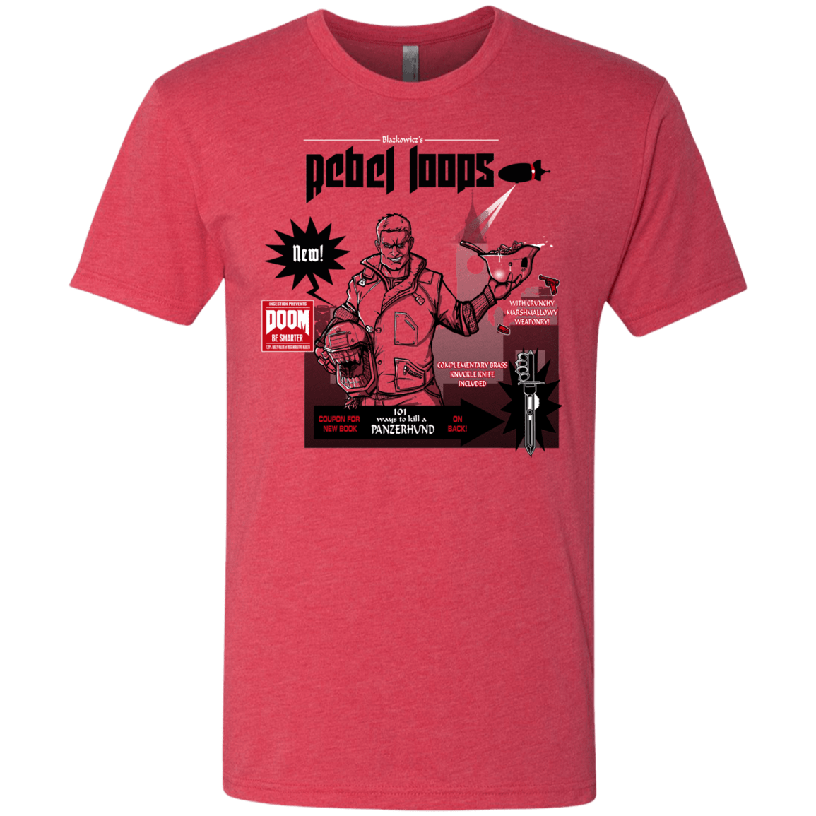 T-Shirts Vintage Red / S Rebel Loops Men's Triblend T-Shirt