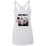 T-Shirts Heather White / X-Small Rebel Loops Women's Triblend Racerback Tank