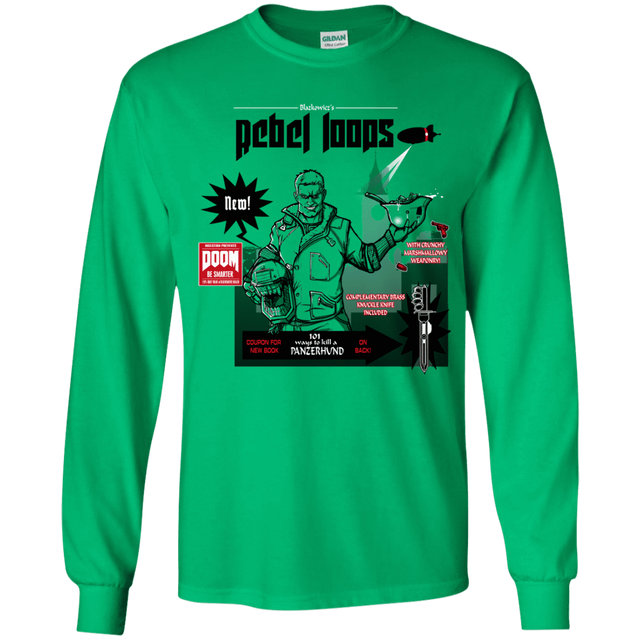 T-Shirts Irish Green / YS Rebel Loops Youth Long Sleeve T-Shirt