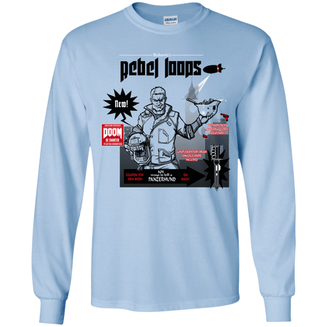 T-Shirts Light Blue / YS Rebel Loops Youth Long Sleeve T-Shirt