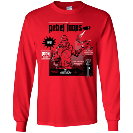 T-Shirts Red / YS Rebel Loops Youth Long Sleeve T-Shirt
