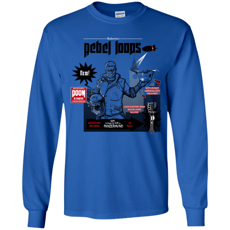 T-Shirts Royal / YS Rebel Loops Youth Long Sleeve T-Shirt