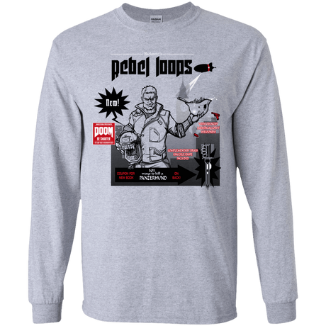 T-Shirts Sport Grey / YS Rebel Loops Youth Long Sleeve T-Shirt