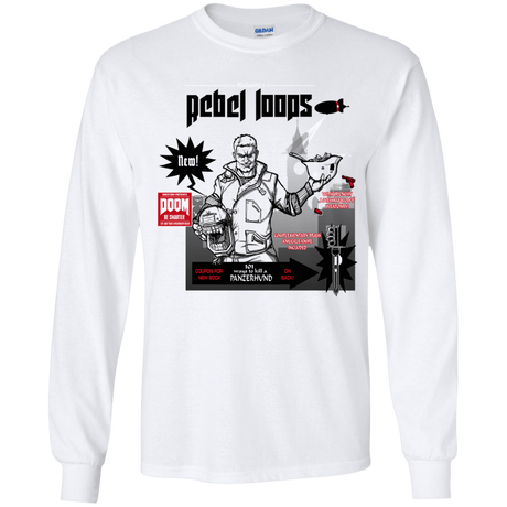 T-Shirts White / YS Rebel Loops Youth Long Sleeve T-Shirt