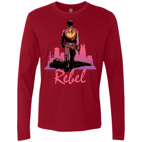 T-Shirts Cardinal / Small Rebel Men's Premium Long Sleeve