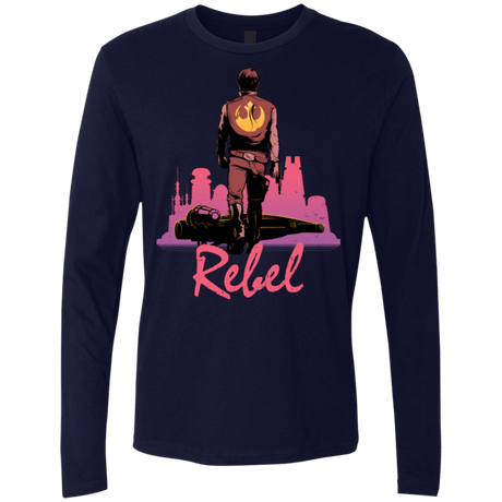 T-Shirts Midnight Navy / Small Rebel Men's Premium Long Sleeve