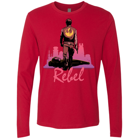 T-Shirts Red / Small Rebel Men's Premium Long Sleeve