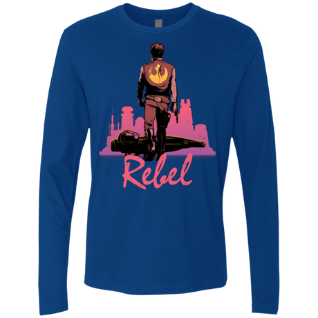 T-Shirts Royal / Small Rebel Men's Premium Long Sleeve