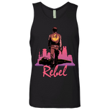 T-Shirts Black / Small Rebel Men's Premium Tank Top