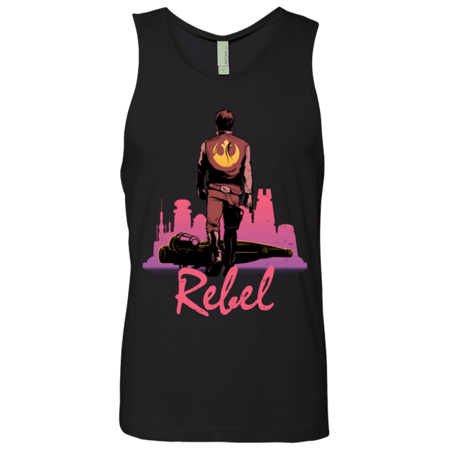 T-Shirts Black / Small Rebel Men's Premium Tank Top