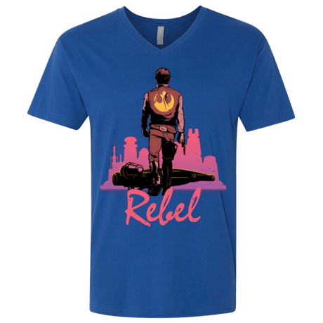 T-Shirts Royal / X-Small Rebel Men's Premium V-Neck