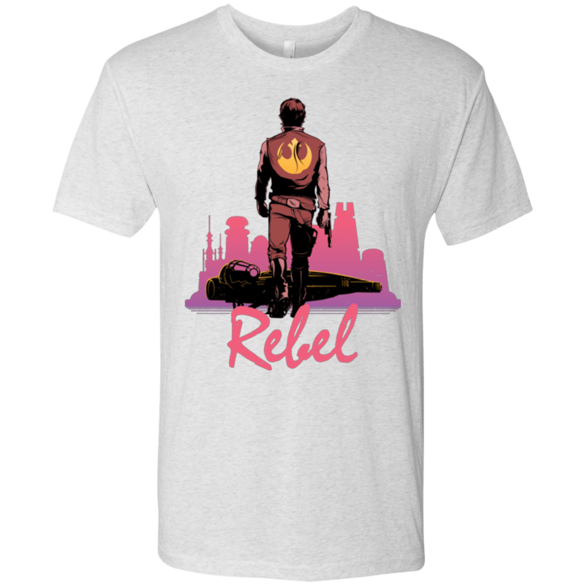 T-Shirts Heather White / Small Rebel Men's Triblend T-Shirt
